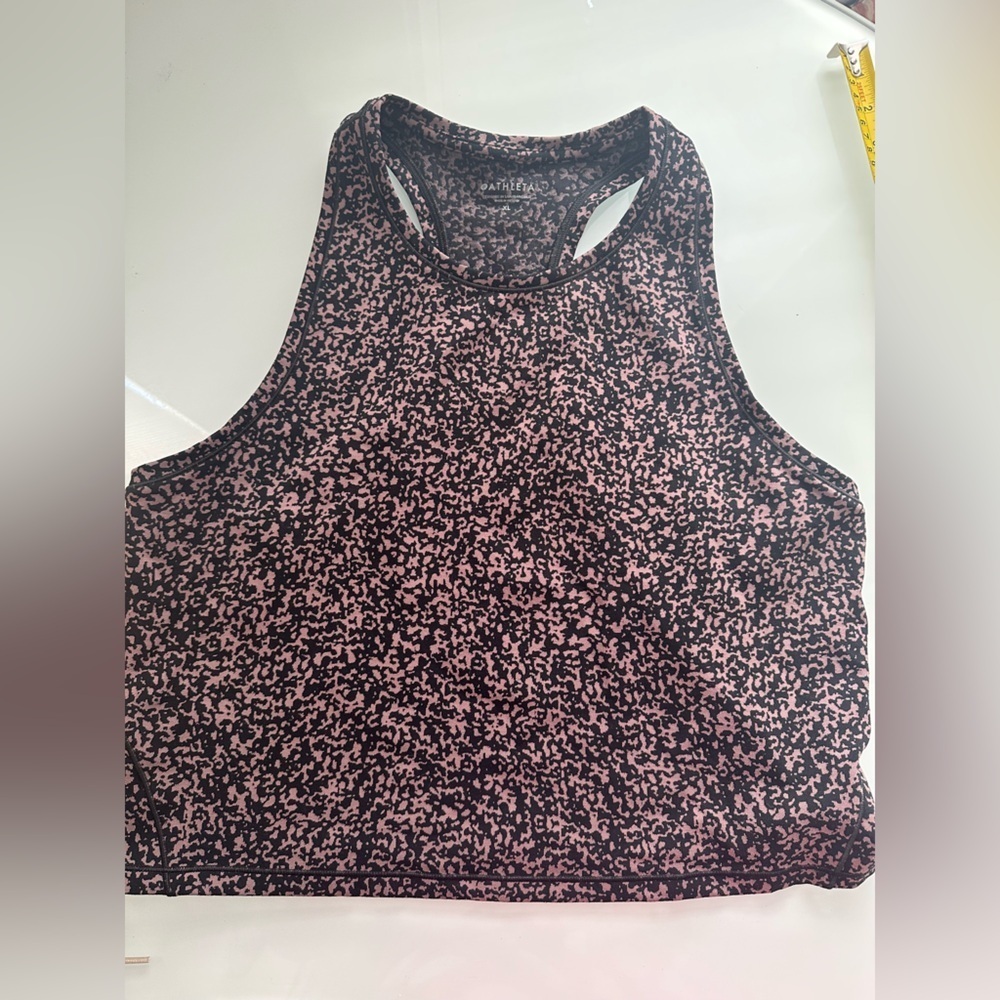 Athleta Black and Pink Tank Top